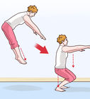 faire un saut périlleux avant (salto)